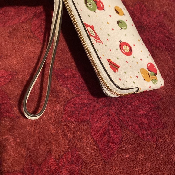 Coach Ornament Zip Corner Wristlet - Picture 5 of 8